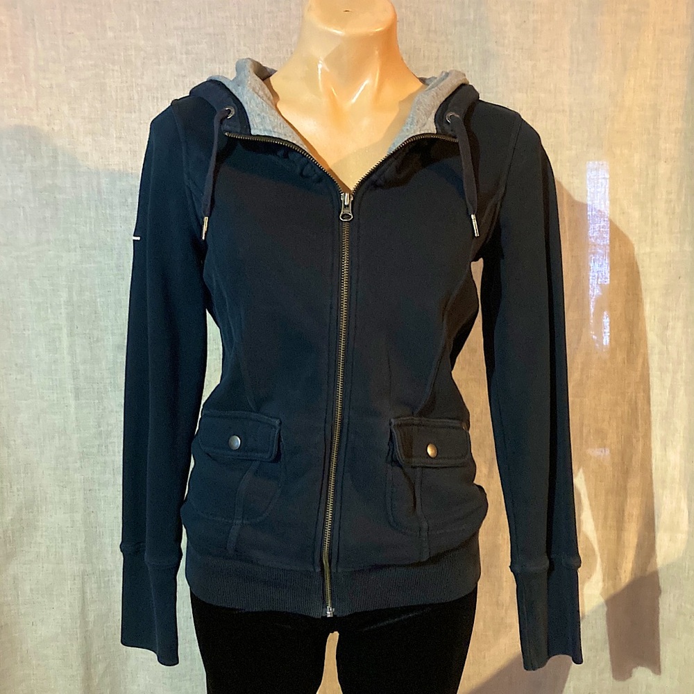 Puma navy plus hoodie. Medium